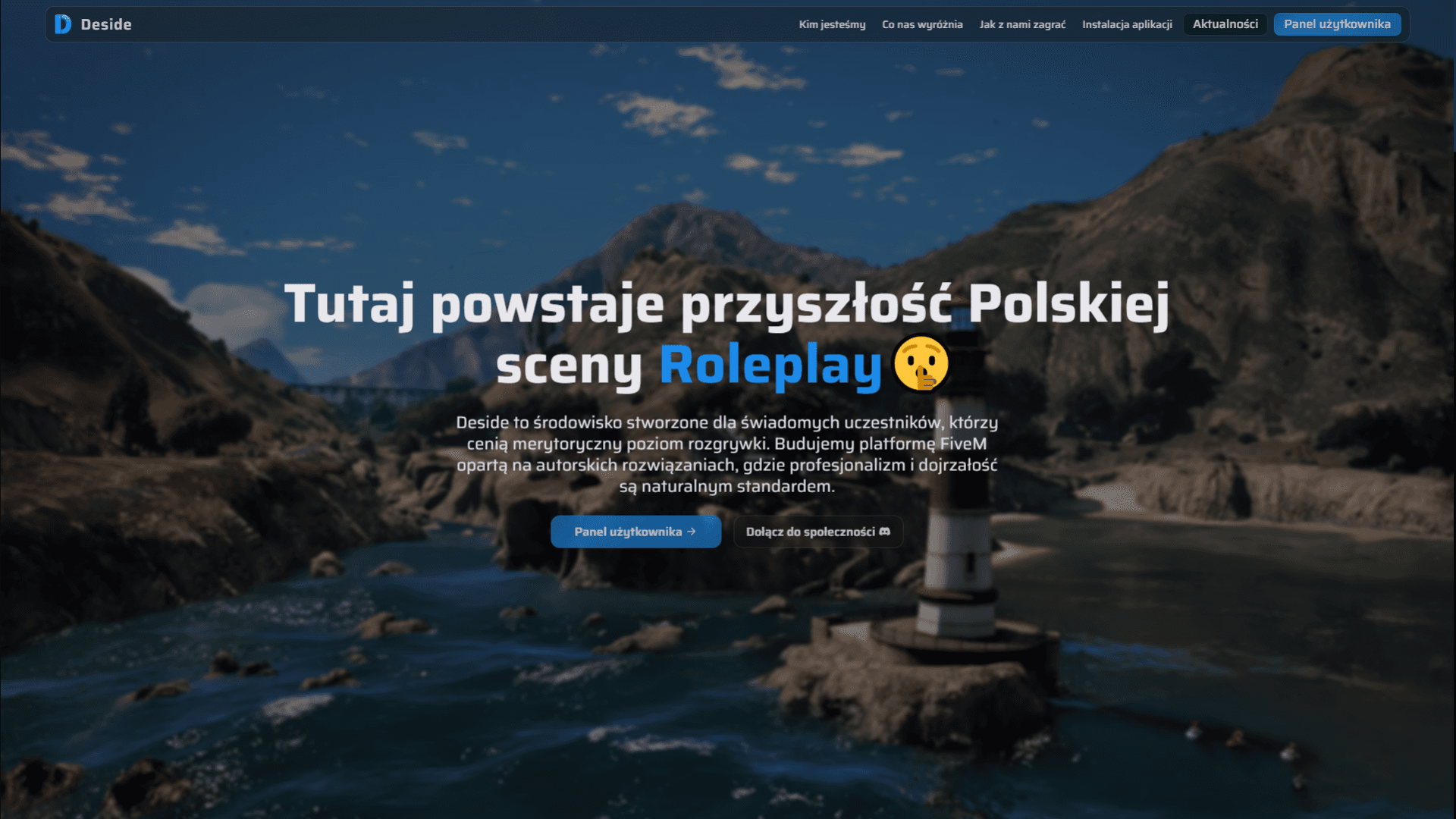Deside RP — roleplay server in game